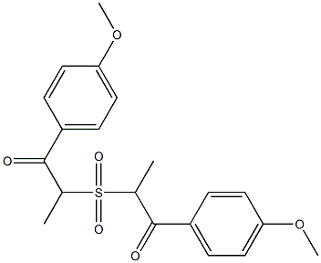 Methyl(2-oxo-2-(4-methoxyphenyl)ethyl) sulfone 구조식 이미지