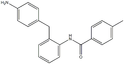 4-[2-[(4-Methylbenzoyl)amino]benzyl]aniline Structure