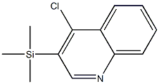 4-Chloro-3-(trimethylsilyl)quinoline 구조식 이미지