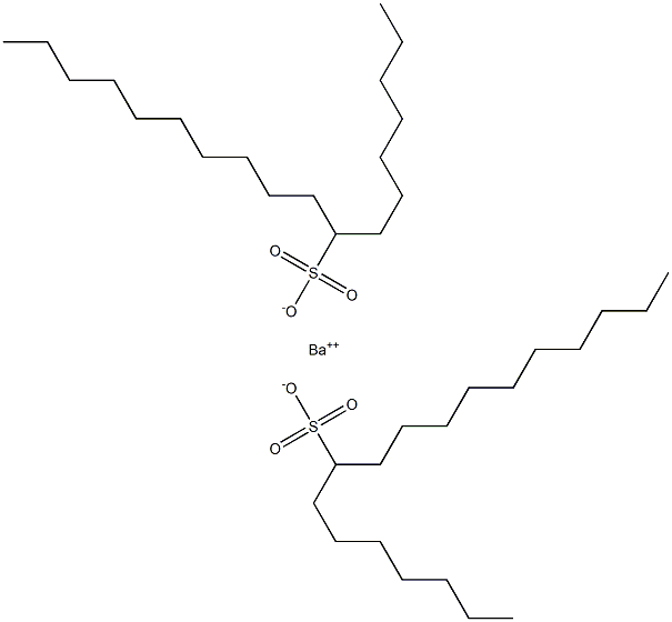 Bis(octadecane-8-sulfonic acid)barium salt 구조식 이미지