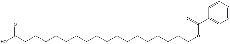 18-(Benzoyloxy)stearic acid 구조식 이미지