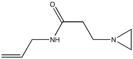N-Allyl-1-aziridinepropionamide 구조식 이미지