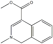 2-Methyl-4-(methoxycarbonyl)-1,2-dihydroisoquinoline 구조식 이미지