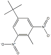 1-tert-Butyl-4-methyl-3,5-dinitrobenzene 구조식 이미지