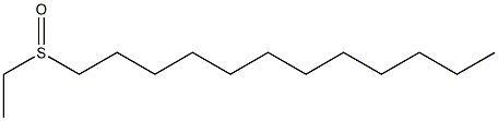 1-(Ethylsulfinyl)dodecane Structure