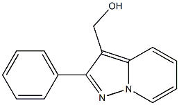 2-Phenylpyrazolo[1,5-a]pyridine-3-methanol 구조식 이미지