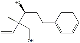 (1S,2R)-1-(2-Phenylethyl)-2-methyl-2-vinyl-1,3-propanediol 구조식 이미지
