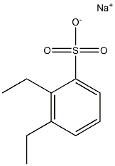 2,3-Diethylbenzenesulfonic acid sodium salt Structure