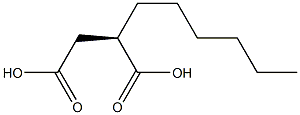 [R,(+)]-Hexylsuccinic acid 구조식 이미지