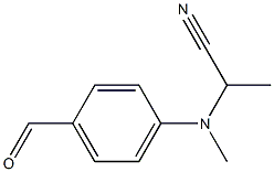 4-[N-Methyl-N-(1-cyanoethyl)amino]benzaldehyde Structure