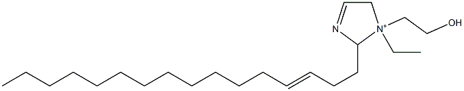 1-Ethyl-2-(3-hexadecenyl)-1-(2-hydroxyethyl)-3-imidazoline-1-ium 구조식 이미지