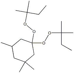 3,3,5-Trimethyl-1,1-bis(tert-pentylperoxy)cyclohexane Structure