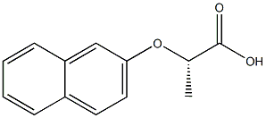 (S)-2-(2-Naphtyloxy)propanoic acid Structure