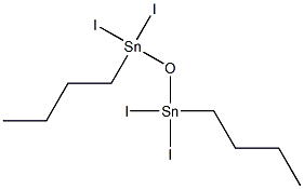 Bis(butyldiiodostannyl) oxide Structure