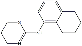 5,6,7,8-Tetrahydro-N-(5,6-dihydro-4H-1,3-thiazin-2-yl)-1-naphthalenamine 구조식 이미지