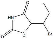 5-(1-Bromopropylidene)hydantoin Structure