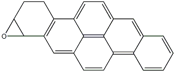 1,2-Epoxy-1,2,3,4-tetrahydrodibenzo[b,def]chrysene 구조식 이미지