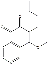 7-Butyl-8-methoxyisoquinoline-5,6-dione Structure