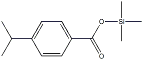 p-Isopropylbenzoic acid trimethylsilyl ester Structure