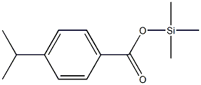 p-Isopropylbenzoic acid trimethylsilyl ester 구조식 이미지