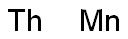 Manganese thorium 구조식 이미지