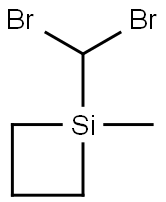 1-Dibromomethyl-1-methyl-1-silacyclobutane 구조식 이미지