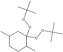 2,5-Dimethyl-1,1-bis(tert-butylperoxy)cyclohexane 구조식 이미지