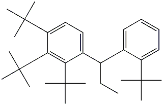 1-(2,3,4-Tri-tert-butylphenyl)-1-(2-tert-butylphenyl)propane Structure