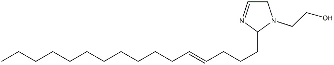 2-(4-Hexadecenyl)-3-imidazoline-1-ethanol Structure