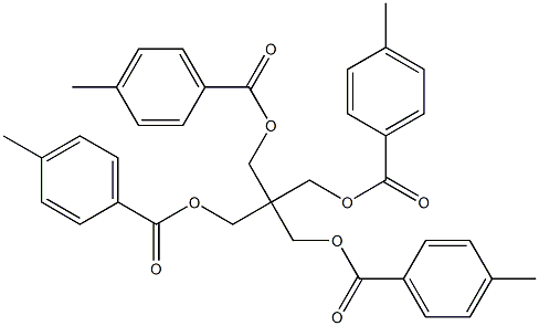 Pentaerythritol tetra(4-methylbenzoate) Structure