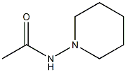 1-(Acetylamino)piperidine Structure