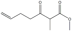 2-Methyl-3-oxo 6-heptenoic acid methyl ester Structure