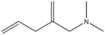 N,N-Dimethyl-2-methylene-4-penten-1-amine 구조식 이미지