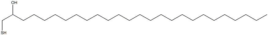 1-Mercapto-2-hexacosanol 구조식 이미지