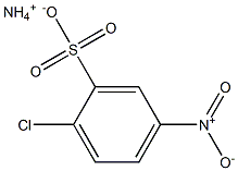 2-Chloro-5-nitrobenzenesulfonic acid ammonium salt Structure
