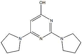 2,4-Di(pyrrolidin-1-yl)pyrimidin-6-ol 구조식 이미지