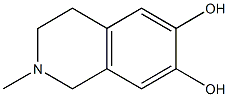 2-Methyl-1,2,3,4-tetrahydro-6,7-isoquinolinediol Structure