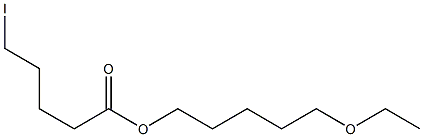 5-Iodovaleric acid 5-ethoxypentyl ester Structure