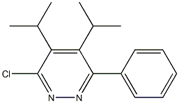 3-Chloro-6-phenyl-4,5-diisopropylpyridazine Structure