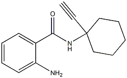 N-(1-Ethynylcyclohexyl)-2-aminobenzamide 구조식 이미지