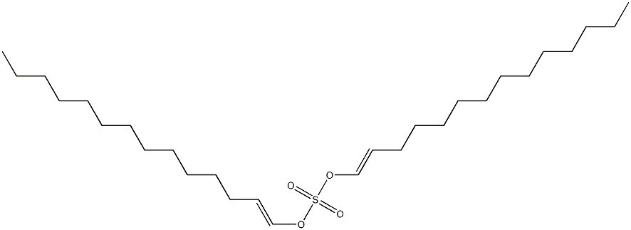 Sulfuric acid di(1-tetradecenyl) ester 구조식 이미지