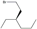 [R,(-)]-1-Bromo-3-ethylhexane Structure