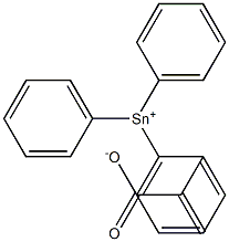 Methacrylic acid triphenyltin(IV) salt 구조식 이미지