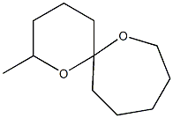 2-Methyl-1,7-dioxaspiro[5.6]dodecane 구조식 이미지