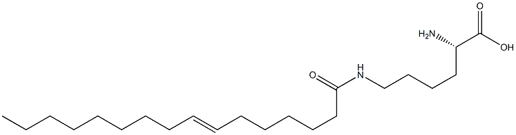 N6-(7-Hexadecenoyl)lysine Structure