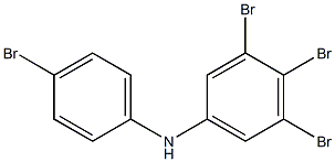 3,4,5-Tribromophenyl 4-bromophenylamine Structure