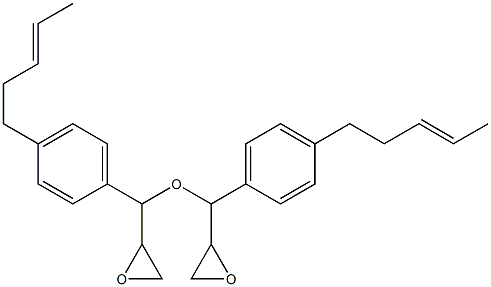 4-(3-Pentenyl)phenylglycidyl ether 구조식 이미지