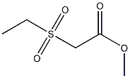 (Ethylsulfonyl)acetic acid methyl ester 구조식 이미지