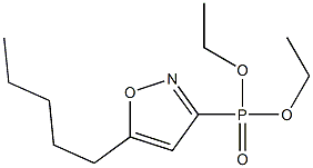 (5-Pentylisoxazol-3-yl)phosphonic acid diethyl ester 구조식 이미지