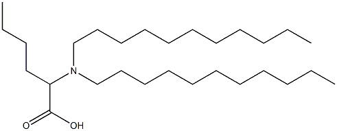 2-(Diundecylamino)hexanoic acid 구조식 이미지